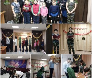 22 февраля провели спортивно- развлекательное мероприятие посвящённое Дню Защитника Отечества