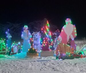 Зима начинается с Якутии ☃️⛄❄️❄️🌨️🌨️🌬️🌬️🌬️Зажжение ёлки 🎄🎄🎄 в посёлке Эсе-Хайя 01.12.2024 год.